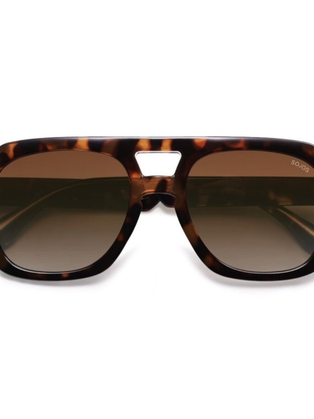 Retro Thick Polarized Aviator Sunglasses for Women Men, Large Trendy Bold